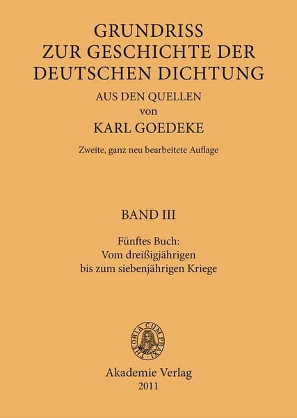 Produktbild: F&uuml;nftes Buch: Vom dreissigj&auml;hrigen bis zum siebenj&auml;hrigen Kriege