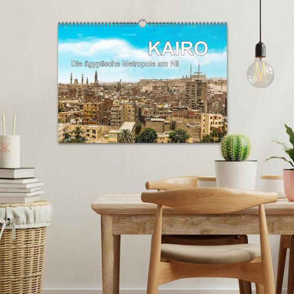 Produktbild: KAIRO Die &auml;gyptische Metropole am Nil (Wandkalender 2026 DIN A3 quer), CALVENDO Monatskalender