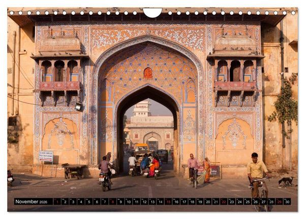 Produktbild: Indien - das goldene Dreieck, Delhi-Agra-Jaipur (Wandkalender 2026 DIN A4 quer), CALVENDO Monatskalender