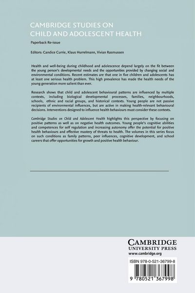 Produktbild: Socioemotional Development and Health from Adolescence to Adulthood