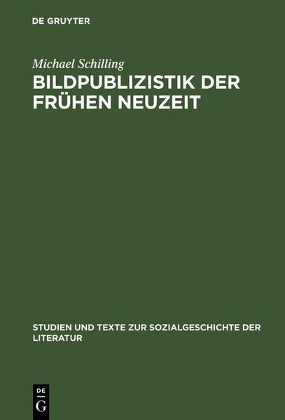 Produktbild: Bildpublizistik der fr&uuml;hen Neuzeit