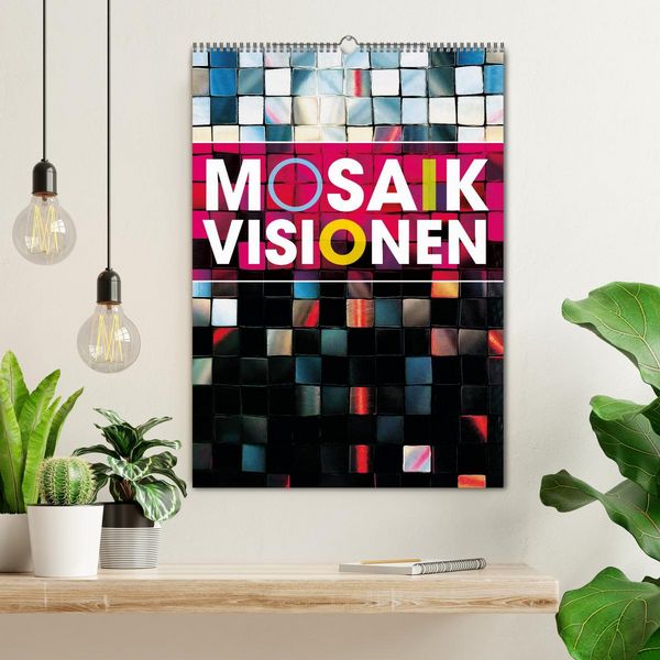 Produktbild: MOSAIK-VISIONEN (Wandkalender 2026 DIN A2 hoch), CALVENDO Monatskalender