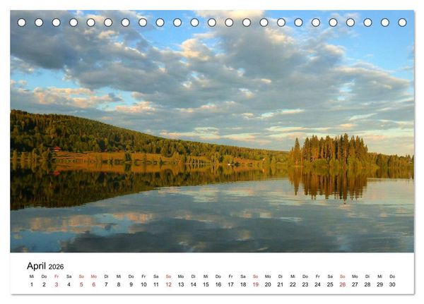 Produktbild: Schweden - V&auml;rmland (Tischkalender 2026 DIN A5 quer), CALVENDO Monatskalender