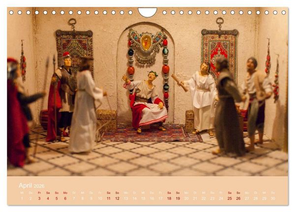 Produktbild: Passionskrippen (Wandkalender 2026 DIN A4 quer), CALVENDO Monatskalender