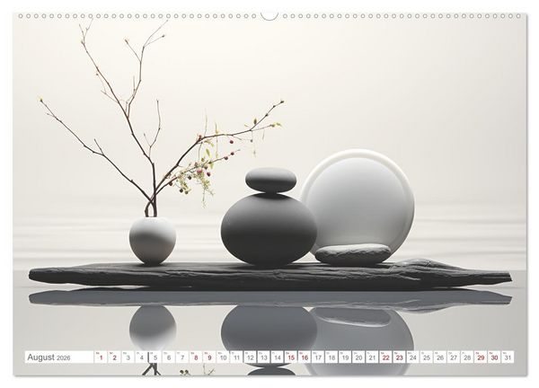 Produktbild: Zen (hochwertiger Premium Wandkalender 2026 DIN A2 quer), Kunstdruck in Hochglanz