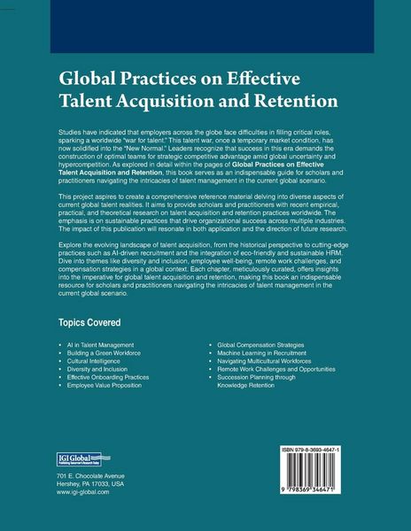 Produktbild: Global Practices on Effective Talent Acquisition and Retention