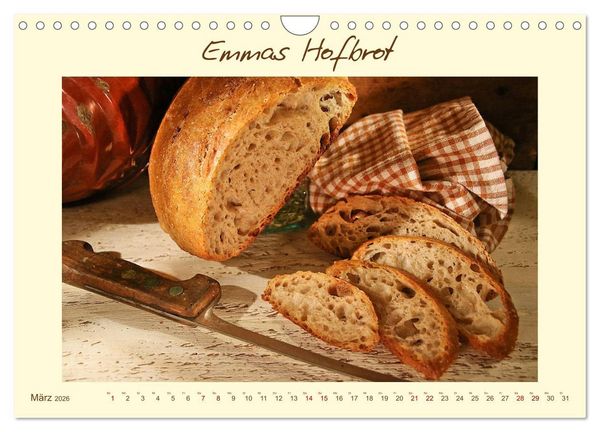 Produktbild: Mein liebstes Brot (Wandkalender 2026 DIN A4 quer), CALVENDO Monatskalender