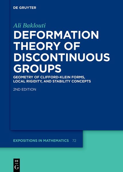 Produktbild: Deformation Theory of Discontinuous Groups