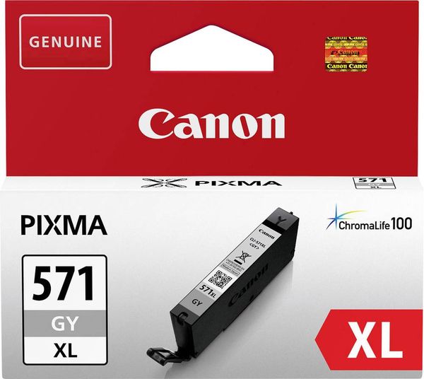 Canon Druckerpatrone CLI-571GY XL Original Grau 0335C001