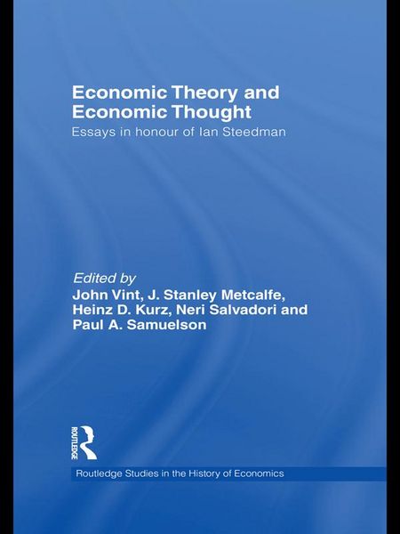 Produktbild: Economic Theory and Economic Thought