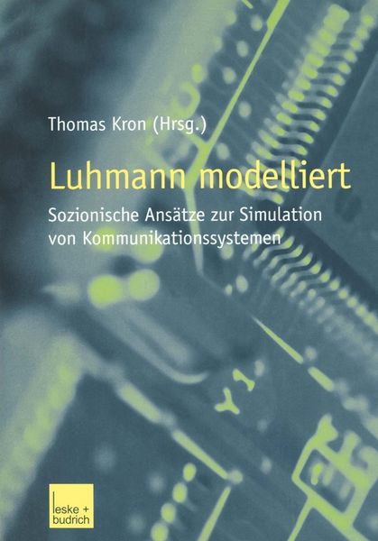 Produktbild: Luhmann modelliert