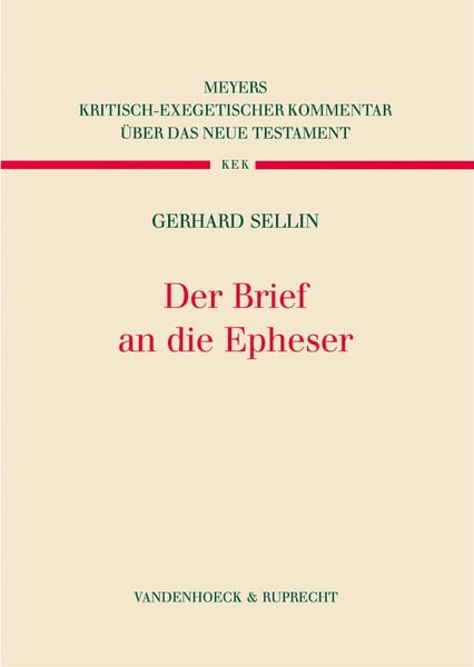 Produktbild: Der Brief an die Epheser