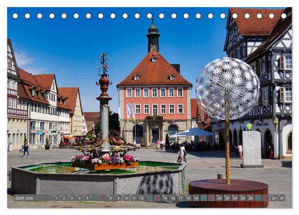 Produktbild: Stuttgarter Tagestouren (Tischkalender 2026 DIN A5 quer), CALVENDO Monatskalender