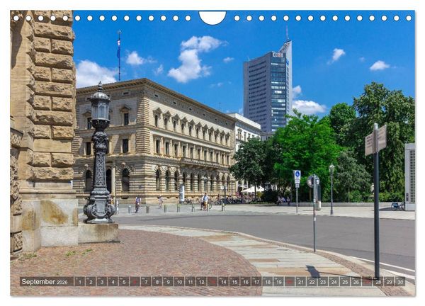 Produktbild: Ein Sommertag in Leipzig (Wandkalender 2026 DIN A4 quer), CALVENDO Monatskalender