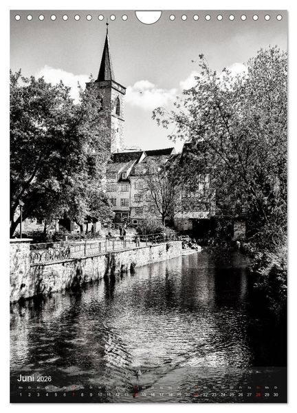 Produktbild: Ein Blick auf Erfurt (Wandkalender 2026 DIN A4 hoch), CALVENDO Monatskalender