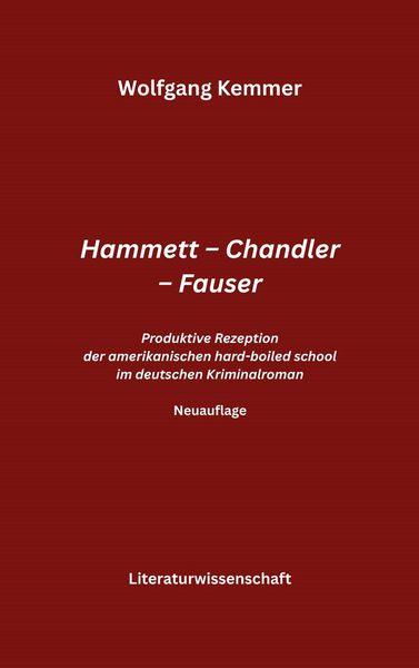 Produktbild: Hammett - Chandler - Fauser