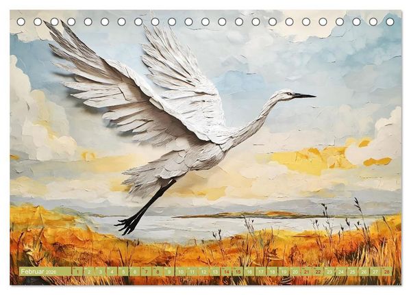 Produktbild: Kunstvolle Horizonte (Tischkalender 2026 DIN A5 quer), CALVENDO Monatskalender