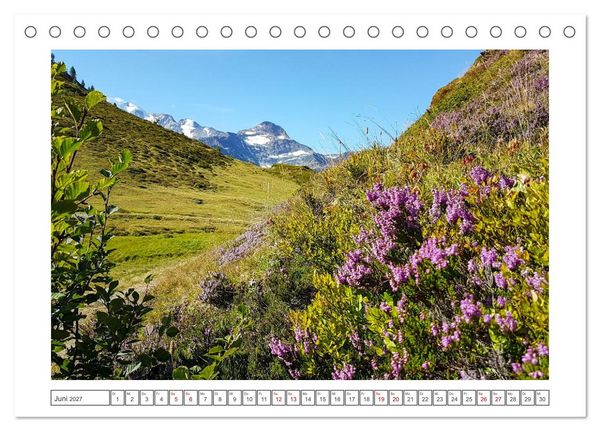 Produktbild: Schweizer Bergmomente (Tischkalender 2027 DIN A5 quer), CALVENDO Monatskalender
