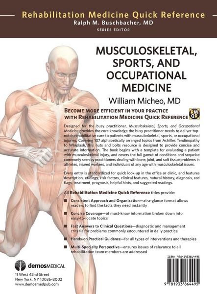 Produktbild: Musculoskeletal, Sports and Occupational Medicine
