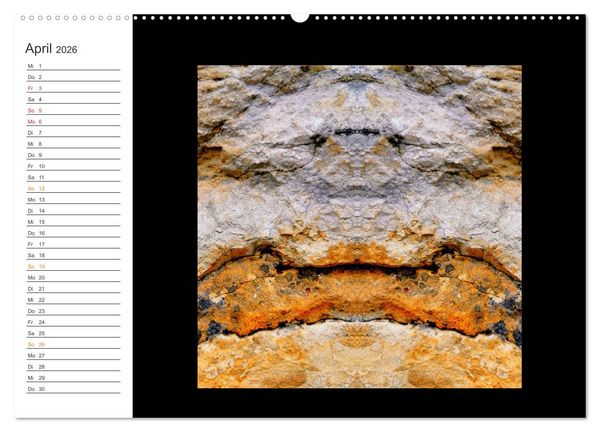 Produktbild: LiTH-Os Antlitze des Sandsteins von ID AD Art Gabi Zapf (Wandkalender 2026 DIN A2 quer), CALVENDO Monatskalender