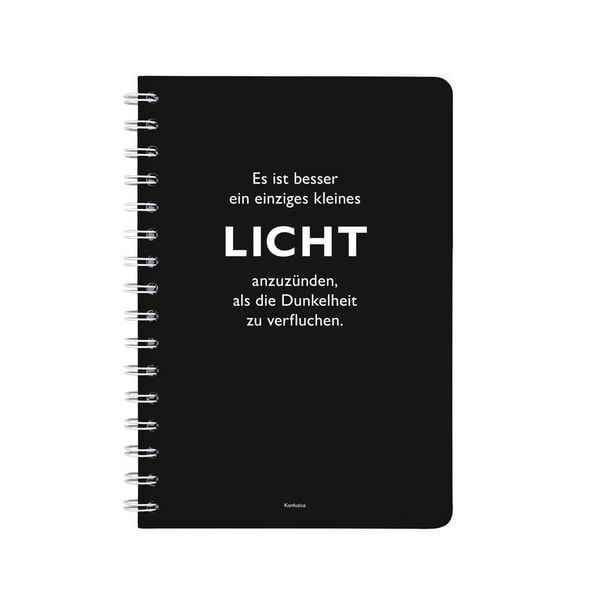 Produktbild: Ringbuch A5 Konfuzius Licht