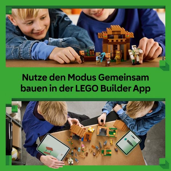 Produktbild: LEGO Minecraft 21596 Angriff des Magiers auf das Dorf, Gamer Spielzeug
