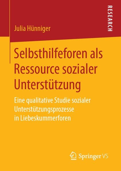 Produktbild: Selbsthilfeforen als Ressource sozialer Unterst&uuml;tzung