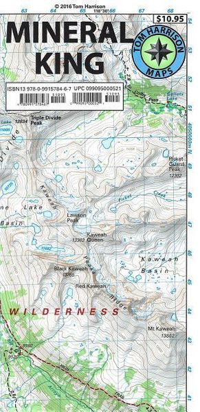 Produktbild: Mineral King Trail Map
