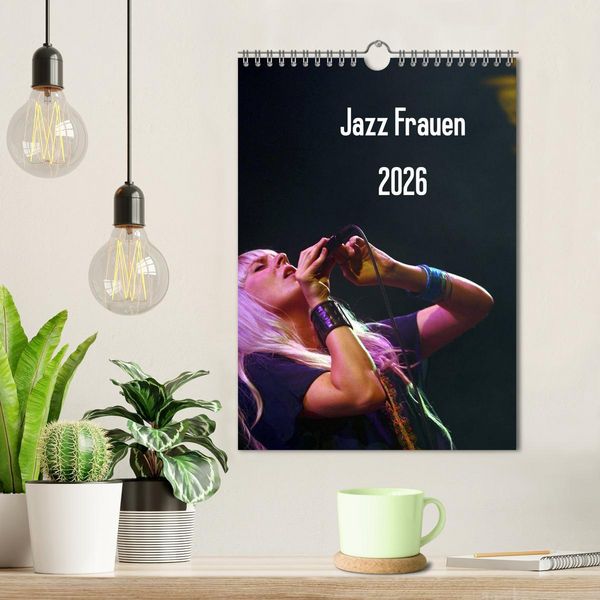 Produktbild: Jazz Frauen 2026 (Wandkalender 2026 DIN A4 hoch), CALVENDO Monatskalender