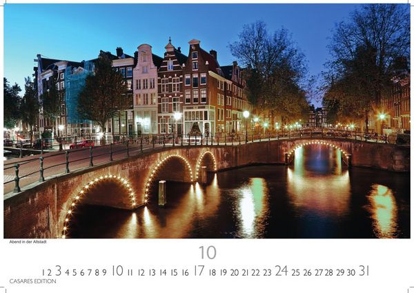 Produktbild: Amsterdam Kalender 2027 &ndash; Wandkalender | Fotokalender |Niederlande |Mitteleuropa 35x50cm - Atemberaubende Fotos von Amsterdams Sehensw&uuml;rdigkeiten, Kan&auml;len und kulturellen Highlights.