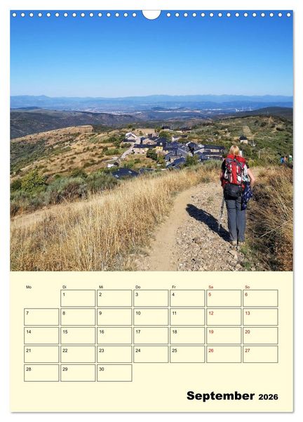 Produktbild: Buen Camino - Mein Jakobsweg - Camino Franc&eacute;s (Wandkalender 2026 DIN A3 hoch), CALVENDO Monatskalender