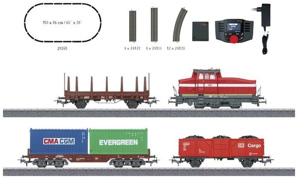 Märklin 29065 - H0 Digital-Startpackung Moderner Rangierbetrieb mit DHG 500