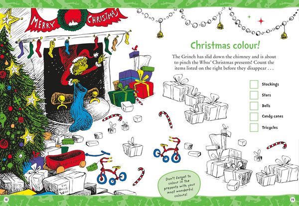 Produktbild: The Grinch Christmas Activity Book