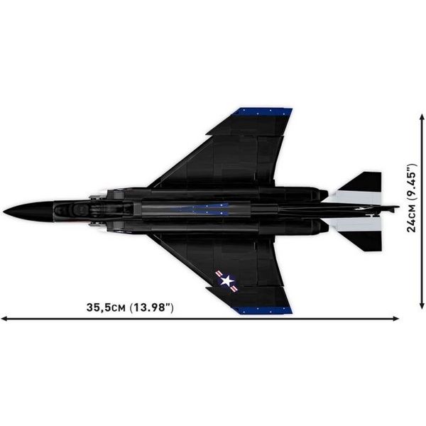 Produktbild: COBI Armed Forces 5899 - F-4S Phantom II Black Bunny, &Uuml;berschall-Mehrzweckj&auml;ger, Ma&szlig;stab 1:48, Bausatz, 608 Teile