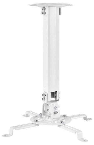 Produktbild: Reflecta Prometheus Beamer-Deckenhalterung Deckenhalter, Drehbar, Neigbar Boden-/Deckenabstand (max.): 580 mm Wei&szlig;
