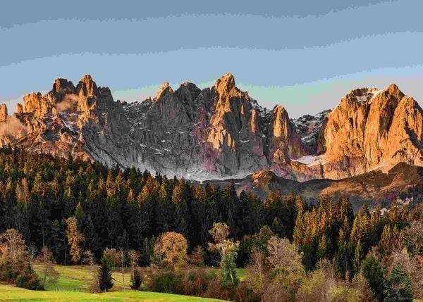 Produktbild: Erwachsenenpuzzle 1000 Teile - Farbenpracht am Wilden Kaiser