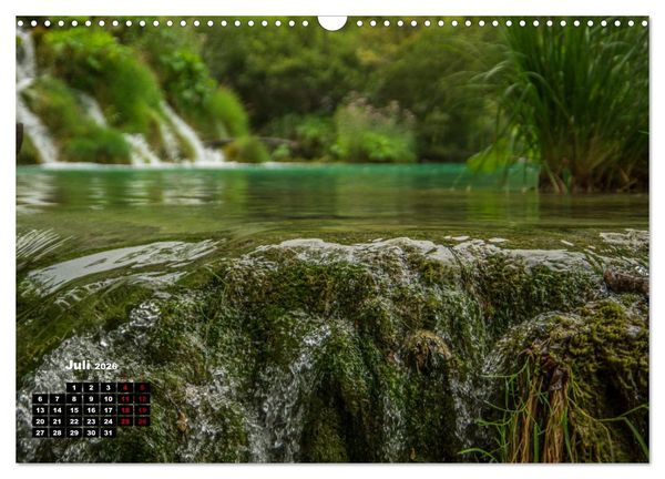 Produktbild: Naturwunder Plitvicer Seen (Wandkalender 2026 DIN A3 quer), CALVENDO Monatskalender