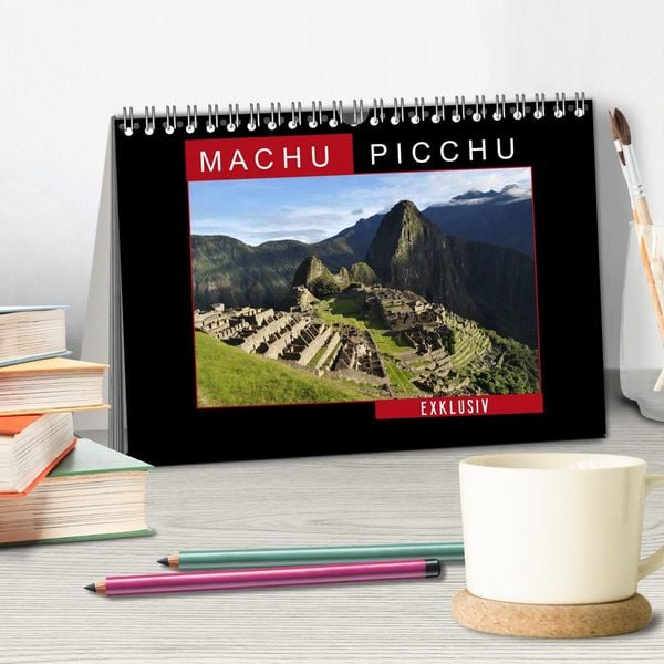 Produktbild: Machu Picchu - Exklusiv (Tischkalender 2026 DIN A5 quer), CALVENDO Monatskalender