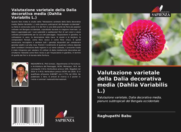 Produktbild: Valutazione varietale della Dalia decorativa media (Dahlia Variabilis L.)