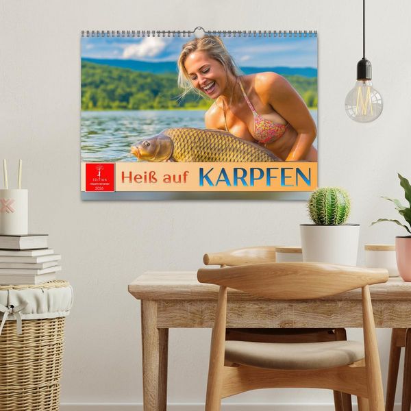 Produktbild: Hei&szlig; auf Karpfen (Wandkalender 2026 DIN A3 quer), CALVENDO Monatskalender