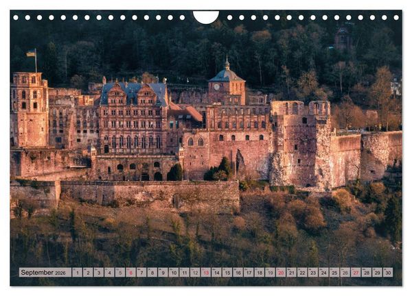 Produktbild: Heimweh nach Heidelberg - Die romantische Stadt am Neckar (Wandkalender 2026 DIN A4 quer), CALVENDO Monatskalender