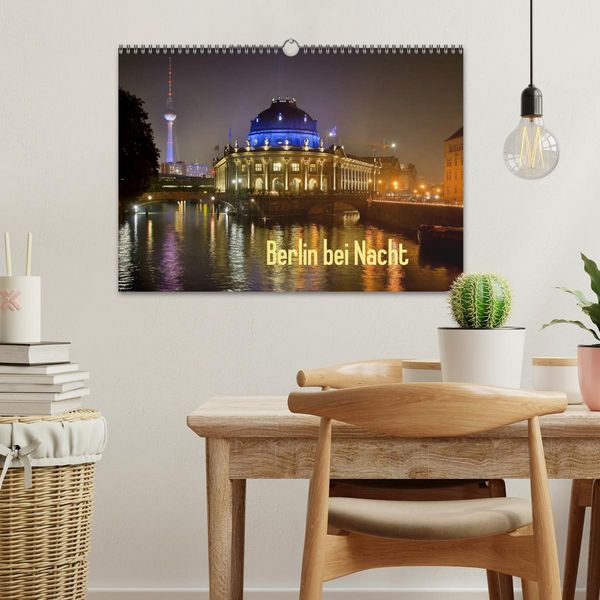 Produktbild: Berlin bei Nacht (Wandkalender 2026 DIN A3 quer), CALVENDO Monatskalender