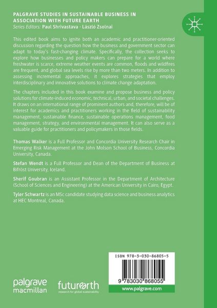 Produktbild: Business and Policy Solutions to Climate Change