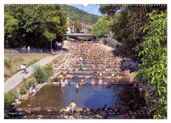 Produktbild: Freiburg - Gesichter einer Stadt (Wandkalender 2026 DIN A2 quer), CALVENDO Monatskalender