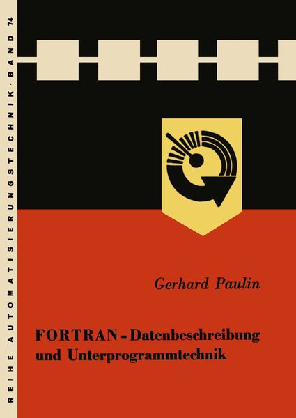 Produktbild: FORTRAN &mdash; Datenbeschreibung und Unterprogrammtechnik