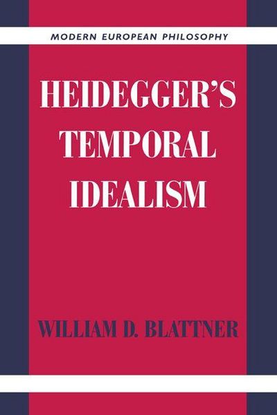 Produktbild: Heidegger's Temporal Idealism