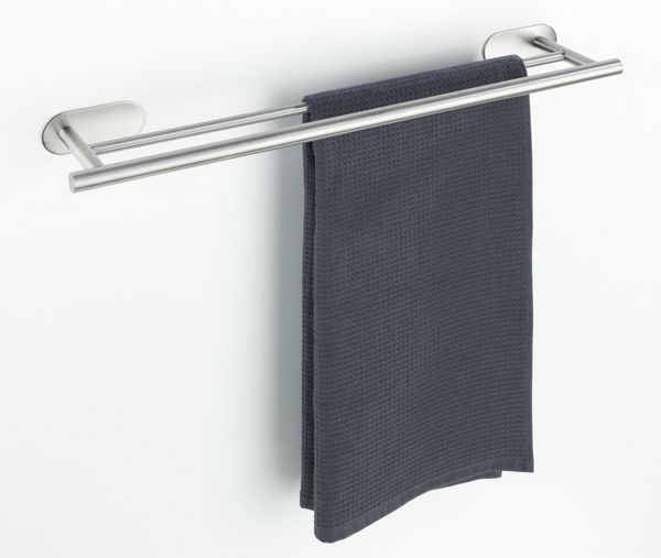 Produktbild: Turbo-Loc&reg; Badetuchstange Duo Mod. Orea Matt, 60 cm, Befestigen ohne bohren
