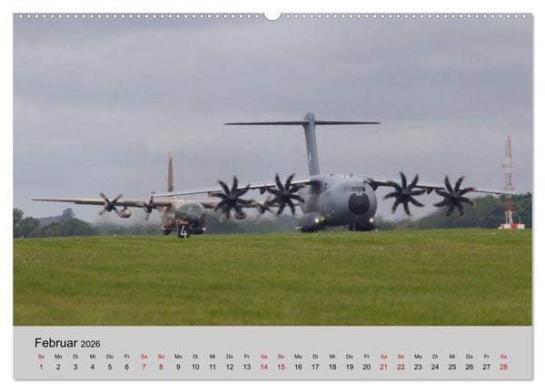 Produktbild: Transportflugzeug Airbus A400M Atlas (Wandkalender 2026 DIN A2 quer), CALVENDO Monatskalender