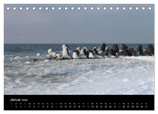Produktbild: Sylt 2026 (Tischkalender 2026 DIN A5 quer), CALVENDO Monatskalender