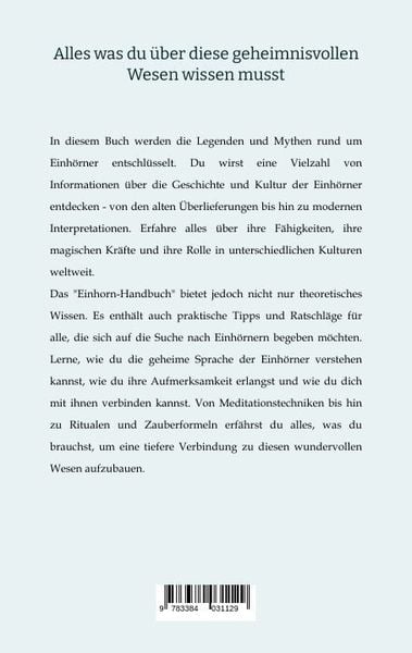 Produktbild: Das Einhorn Handbuch